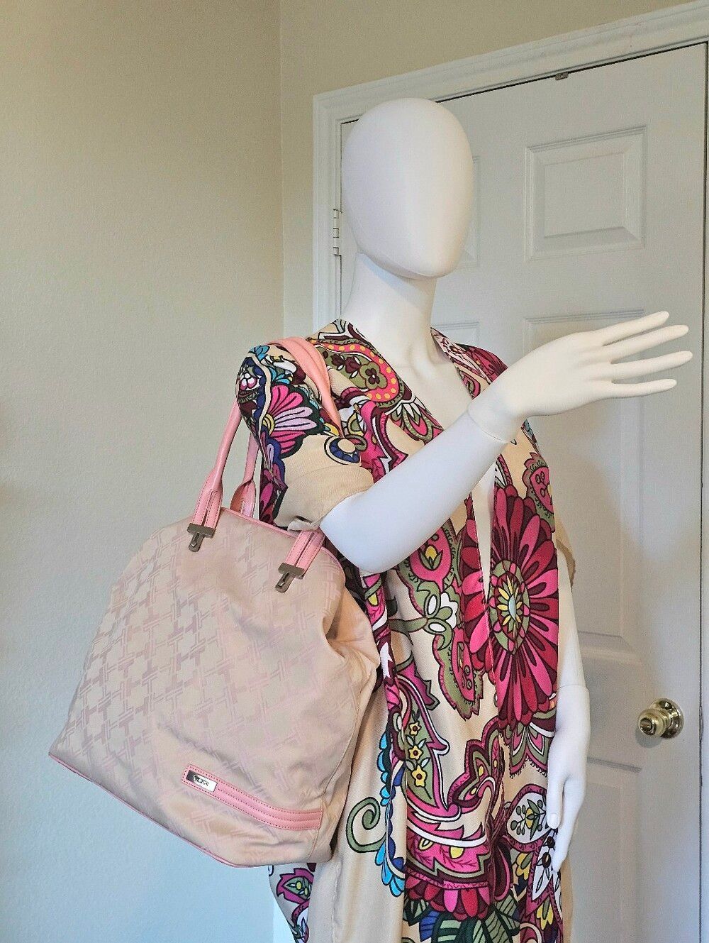 Tumi Blush Pink Shoulder Tote